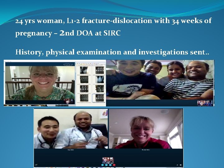 24 yrs woman, L 1 -2 fracture-dislocation with 34 weeks of pregnancy – 2