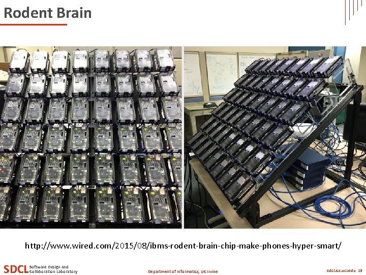 Rodent Brain http: //www. wired. com/2015/08/ibms-rodent-brain-chip-make-phones-hyper-smart/ SDCL Software Design and Collaboration Laboratory Department of Rodent Brain http: //www. wired. com/2015/08/ibms-rodent-brain-chip-make-phones-hyper-smart/ SDCL Software Design and Collaboration Laboratory Department of