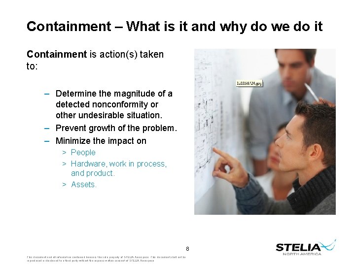 Containment – What is it and why do we do it Containment is action(s)