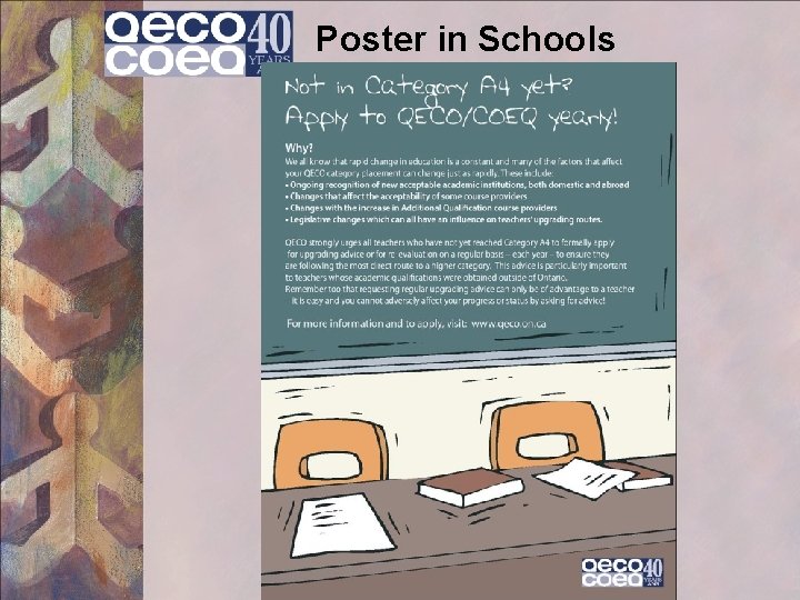 Poster in Schools 