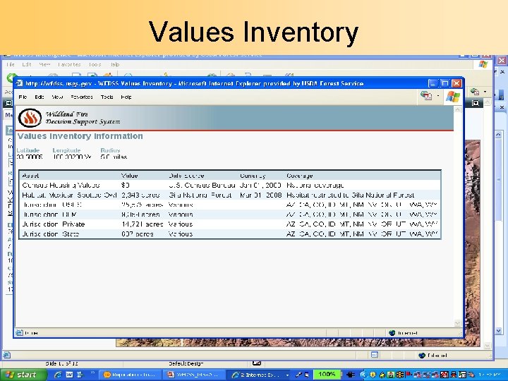 Values Inventory 