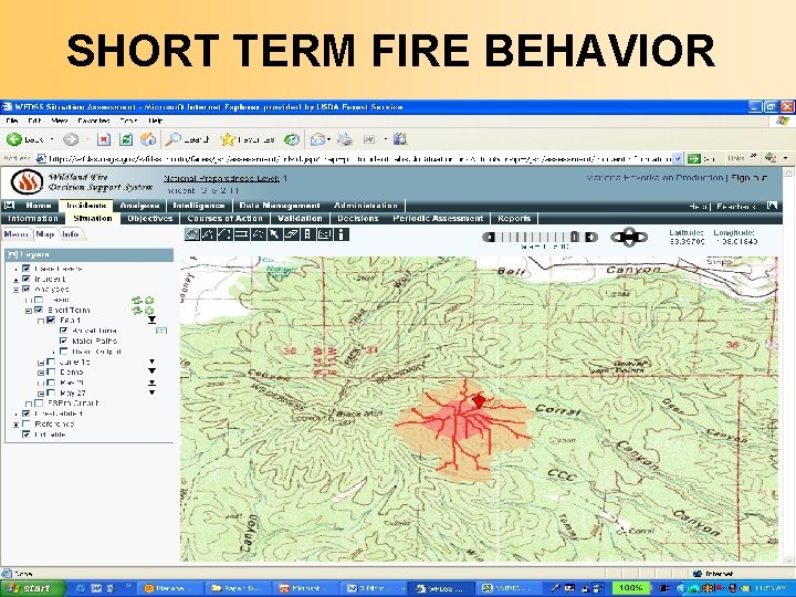 SHORT TERM FIRE BEHAVIOR 