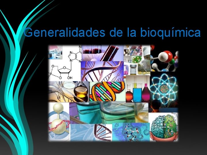 Generalidades de la bioquímica 