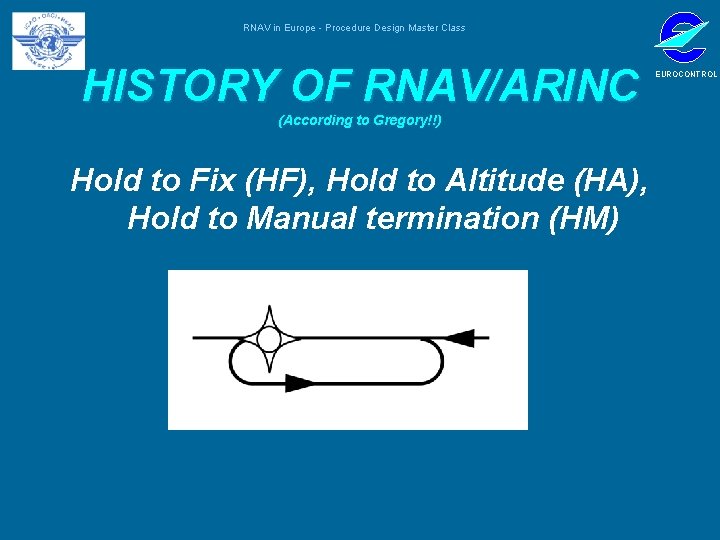 RNAV in Europe - Procedure Design Master Class HISTORY OF RNAV/ARINC (According to Gregory!!)