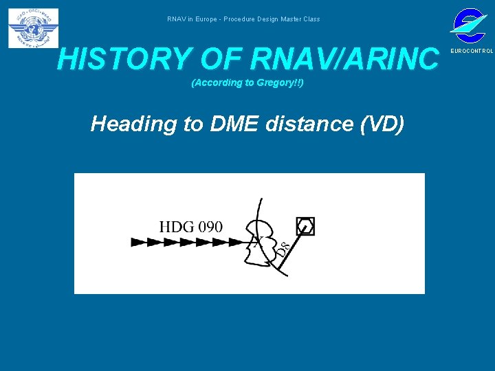 RNAV in Europe - Procedure Design Master Class HISTORY OF RNAV/ARINC (According to Gregory!!)