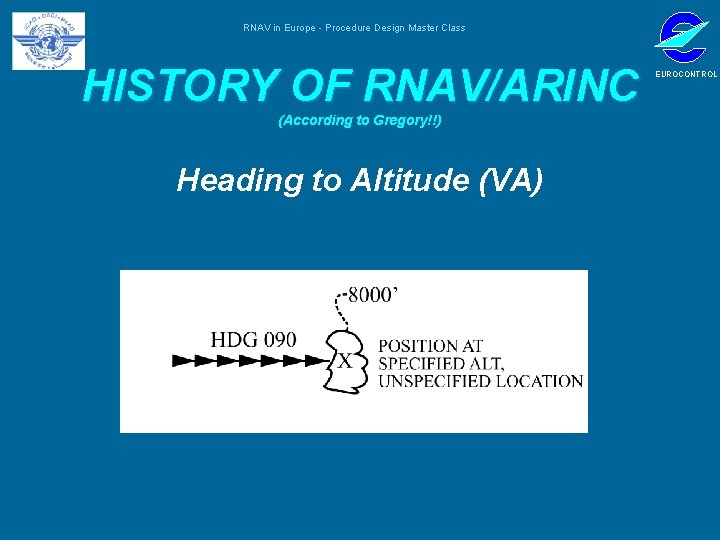 RNAV in Europe - Procedure Design Master Class HISTORY OF RNAV/ARINC (According to Gregory!!)