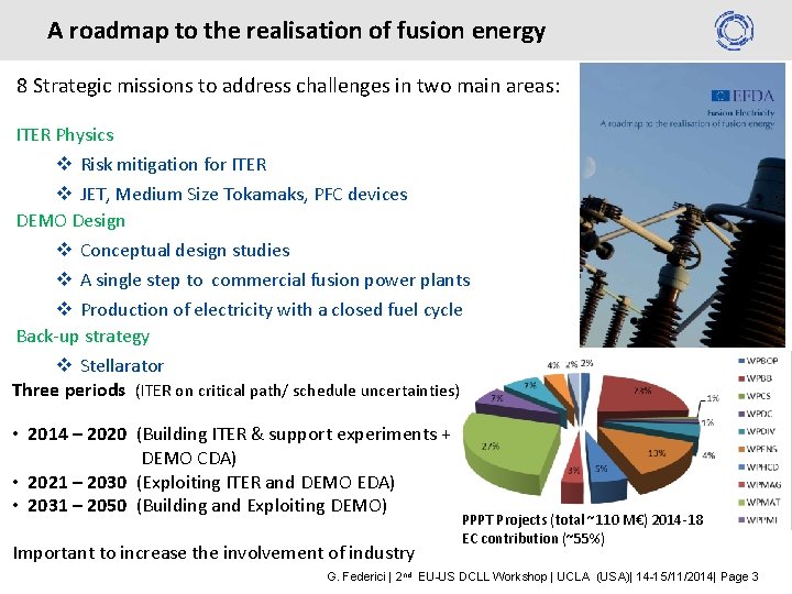 A roadmap to the realisation of fusion energy 8 Strategic missions to address challenges