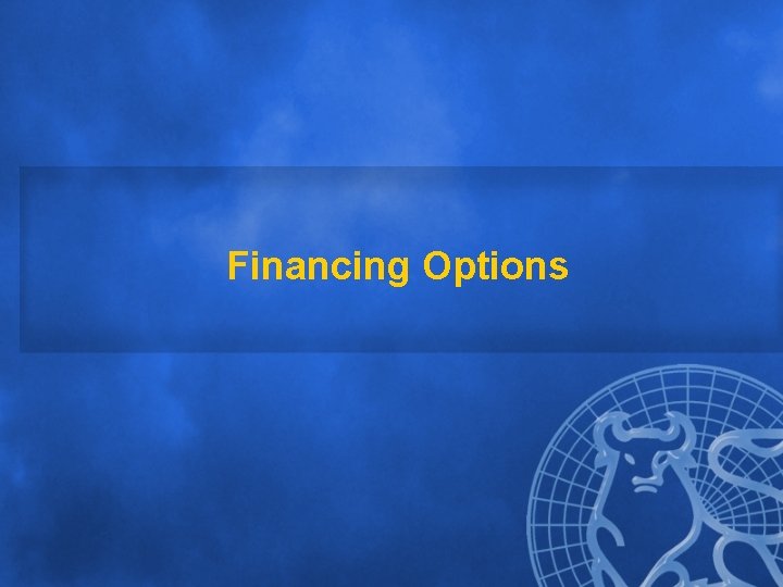 Financing Options 