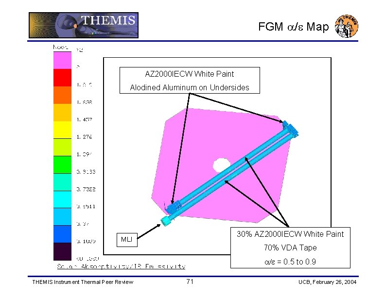 FGM a/e Map AZ 2000 IECW White Paint Alodined Aluminum on Undersides 30% AZ