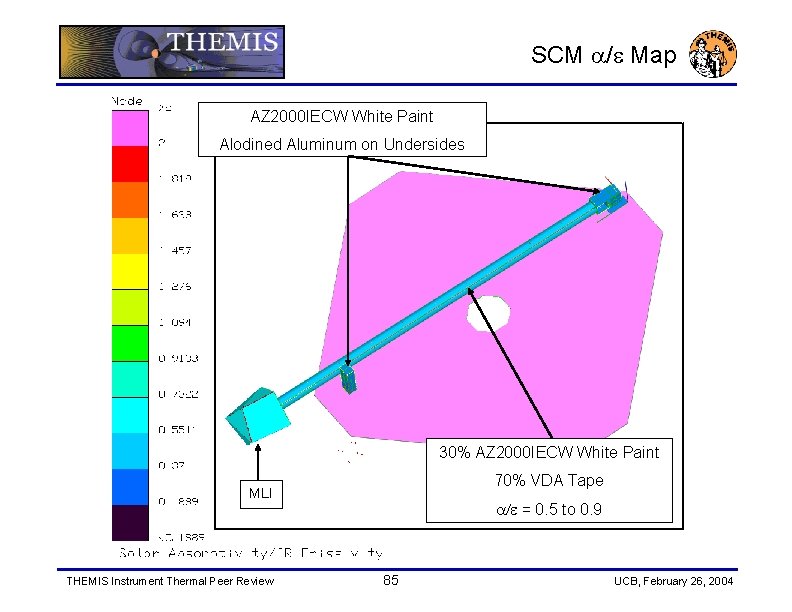 SCM a/e Map AZ 2000 IECW White Paint Alodined Aluminum on Undersides 30% AZ