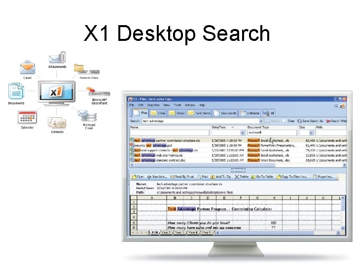 X 1 Desktop Search 