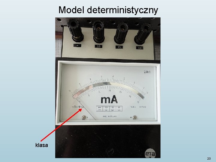Model deterministyczny klasa 20 Model deterministyczny klasa 20