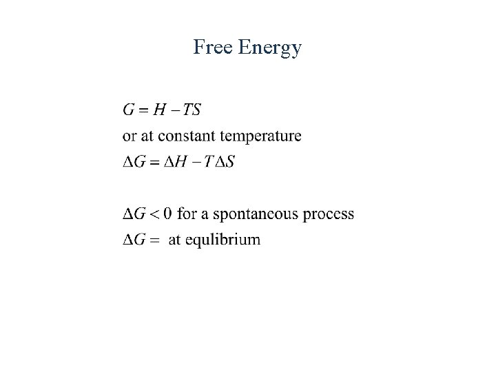 Free Energy 