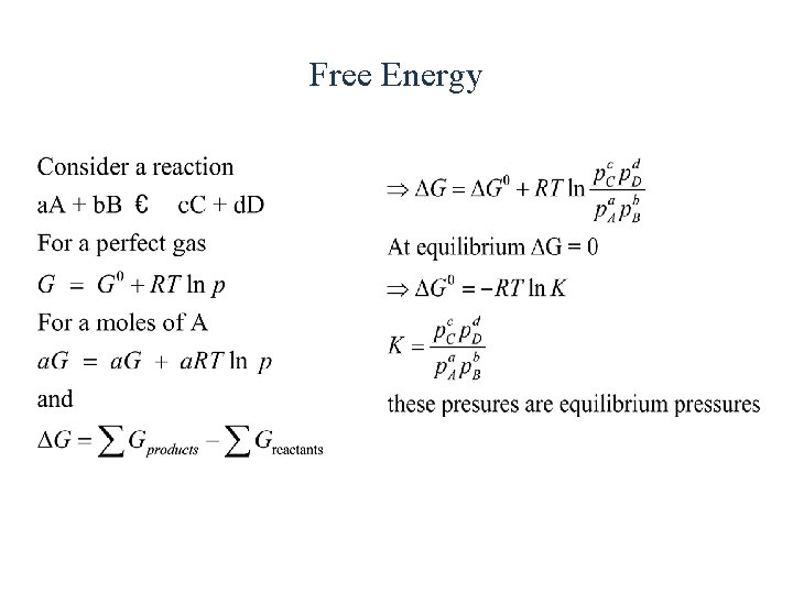 Free Energy 