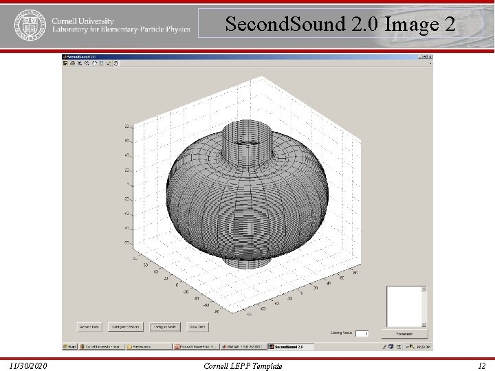 Second. Sound 2. 0 Image 2 11/30/2020 Cornell LEPP Template 12 