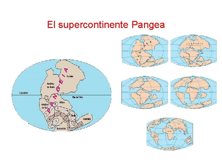 El supercontinente Pangea 
