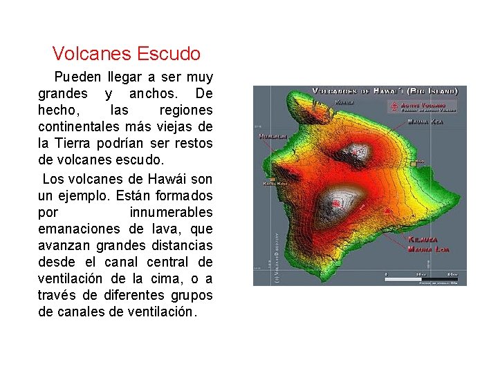  Volcanes Escudo Pueden llegar a ser muy grandes y anchos. De hecho, las