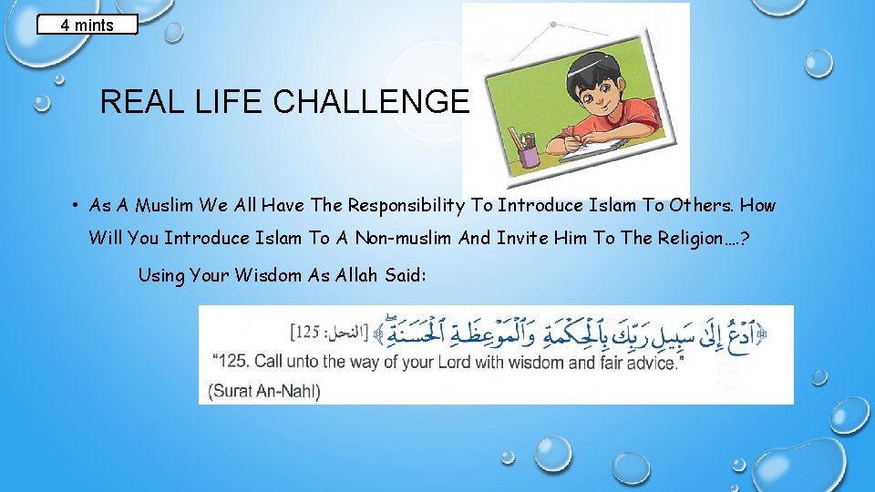 4 mints REAL LIFE CHALLENGE • As A Muslim We All Have The Responsibility