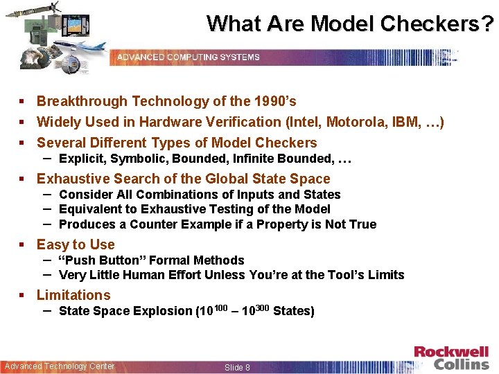 Formal Verification of Flight Critical Software Dr Steven