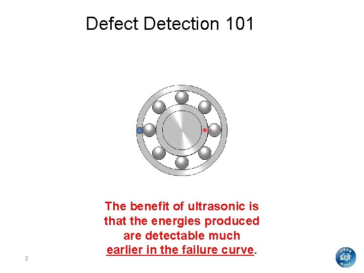 Defect Detection 101 2 The benefit of ultrasonic is that the energies produced are