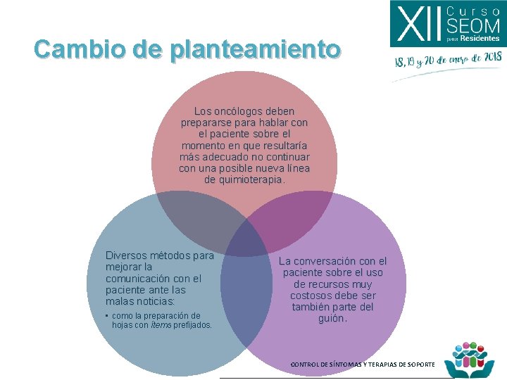 Cambio de planteamiento Los oncólogos deben prepararse para hablar con el paciente sobre el