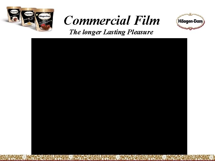 Commercial Film The longer Lasting Pleasure 