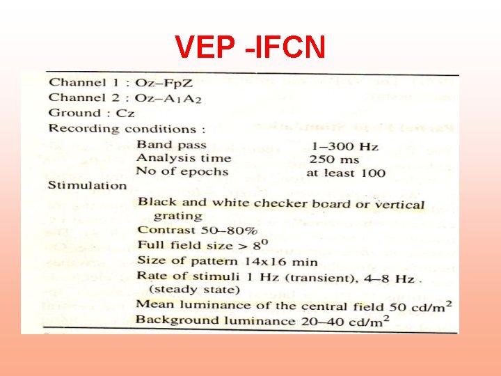 VEP -IFCN VEP -IFCN