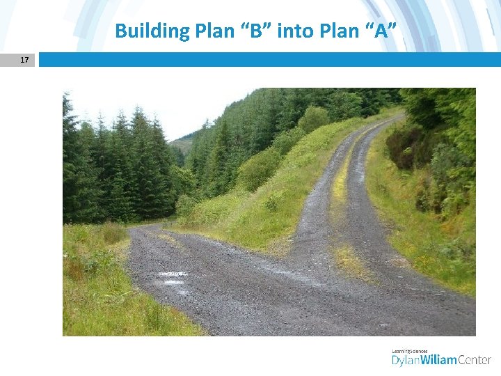 Building Plan “B” into Plan “A” 17 