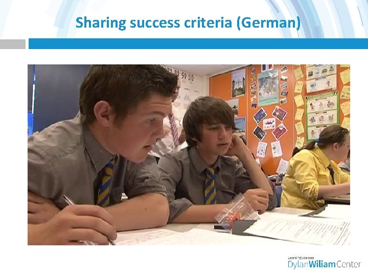 Sharing success criteria (German) 