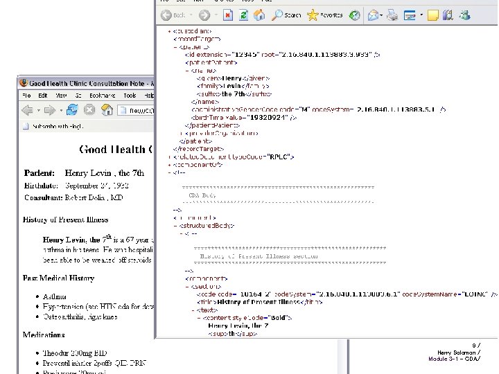 Sample CDA 9/ Harry Solomon / Module 3 -1 - CDA/ 