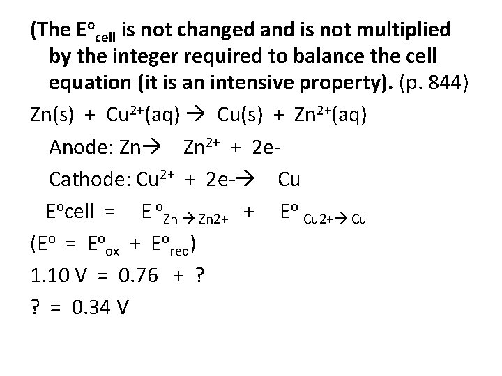 (The Eocell is not changed and is not multiplied by the integer required to (The Eocell is not changed and is not multiplied by the integer required to