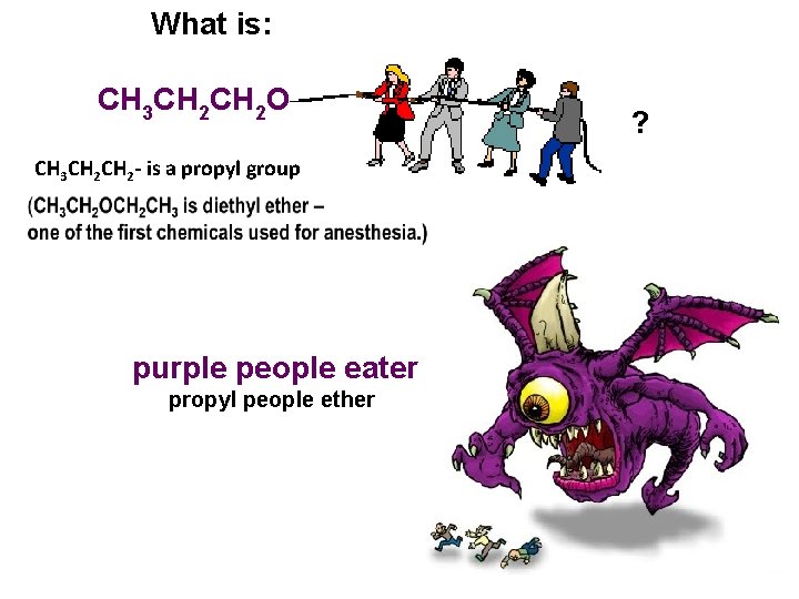 What is: CH 3 CH 2 O CH 3 CH 2 - is a What is: CH 3 CH 2 O CH 3 CH 2 - is a