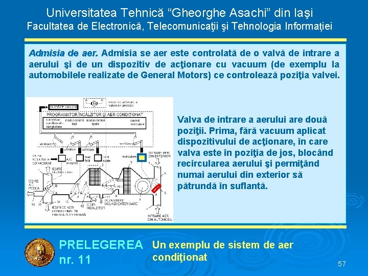 Universitatea Tehnică “Gheorghe Asachi” din Iaşi Facultatea de Electronică, Telecomunicaţii şi Tehnologia Informaţiei Admisia