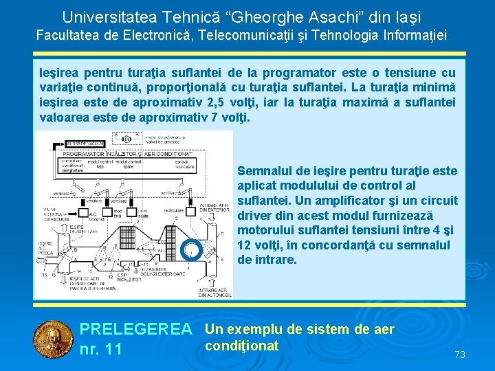 Universitatea Tehnică “Gheorghe Asachi” din Iaşi Facultatea de Electronică, Telecomunicaţii şi Tehnologia Informaţiei Ieşirea