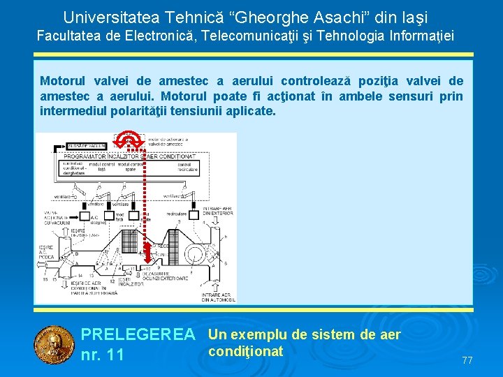 Universitatea Tehnică “Gheorghe Asachi” din Iaşi Facultatea de Electronică, Telecomunicaţii şi Tehnologia Informaţiei Motorul