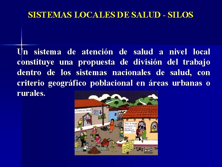 SISTEMAS LOCALES DE SALUD - SILOS Un sistema de atención de salud a nivel