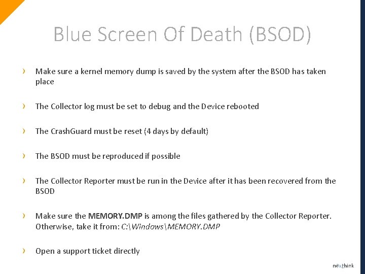 Blue Screen Of Death (BSOD) › Make sure a kernel memory dump is saved