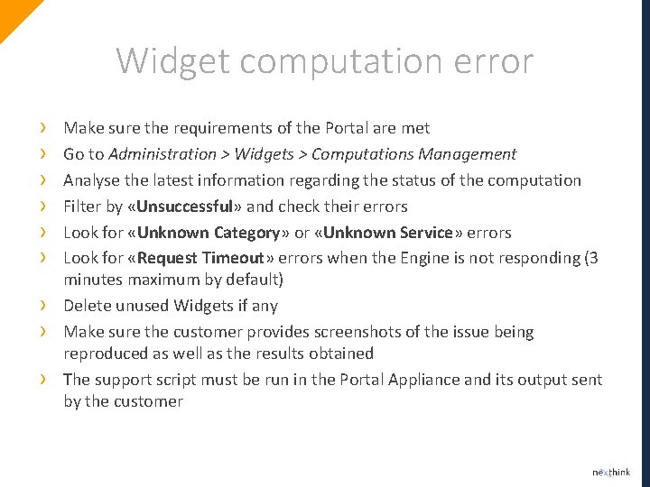 Widget computation error › › › › › Make sure the requirements of the