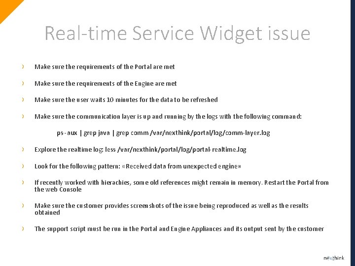 Real-time Service Widget issue › Make sure the requirements of the Portal are met