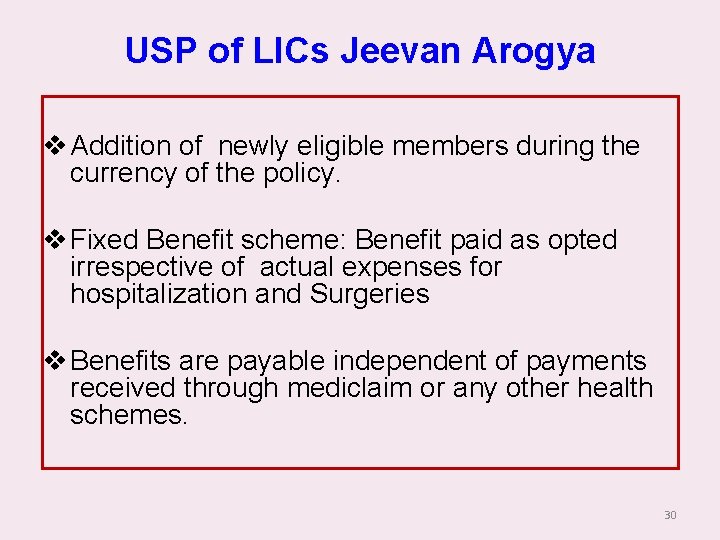 USP of LICs Jeevan Arogya v Addition of newly eligible members during the currency