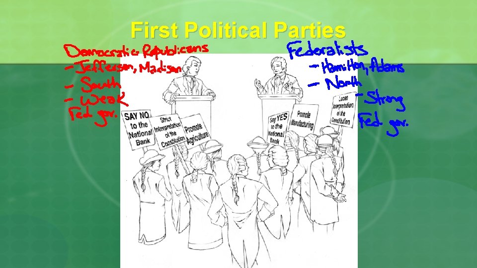 First Political Parties 