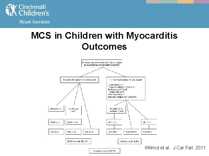 MCS in Children with Myocarditis Outcomes Wilmot et al. J Car Fail. 2011 