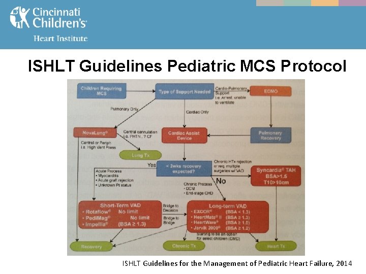 ISHLT Guidelines Pediatric MCS Protocol ISHLT Guidelines for the Management of Pediatric Heart Failure,