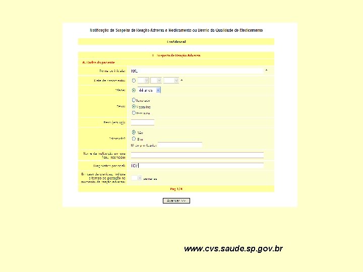 www. cvs. saude. sp. gov. br www. cvs. saude. sp. gov. br