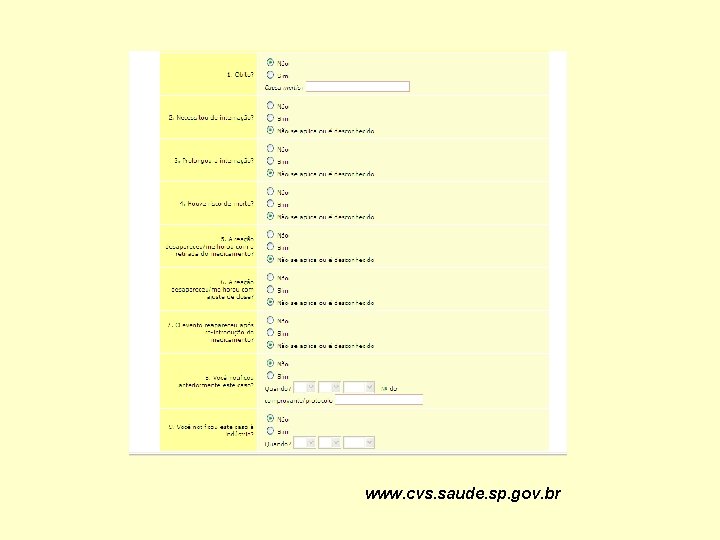 www. cvs. saude. sp. gov. br 