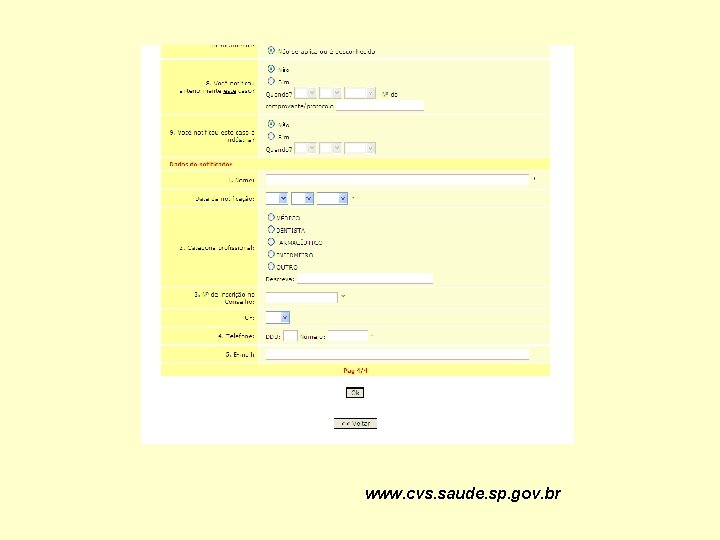 www. cvs. saude. sp. gov. br www. cvs. saude. sp. gov. br