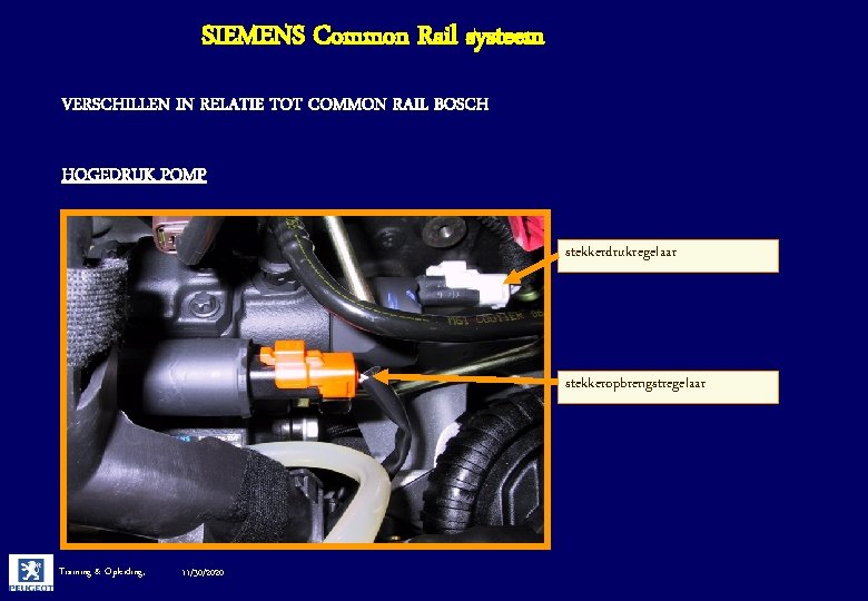 SIEMENS Common Rail systeem VERSCHILLEN IN RELATIE TOT COMMON RAIL BOSCH HOGEDRUK POMP stekkerdrukregelaar