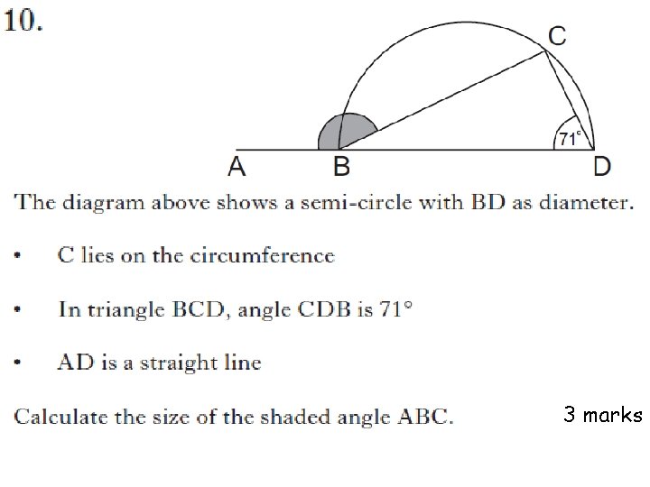 3 marks 