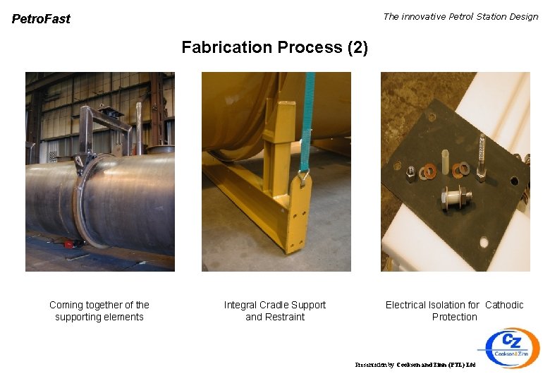 The innovative Petrol Station Design Petro. Fast Fabrication Process (2) Coming together of the