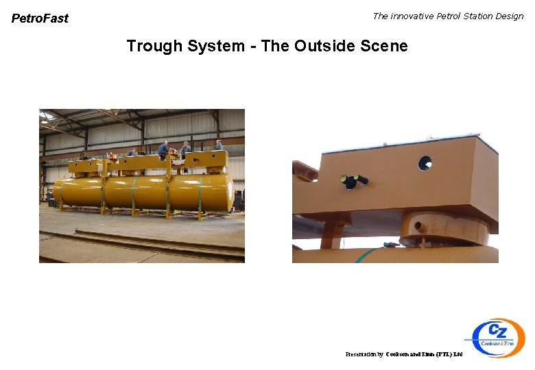 Petro. Fast The innovative Petrol Station Design Trough System - The Outside Scene Presentation